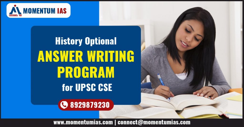 History Optional Answer Writing Program for UPSC CSE